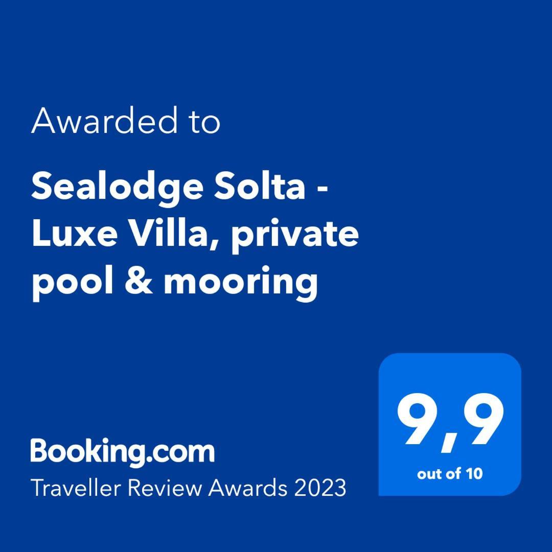 Sealodge - Luxe Villa, Private Pool, Mooring, Parking, Sea & Mountain View, At 150 M From Idyllic Private Beach Rogac Luaran gambar