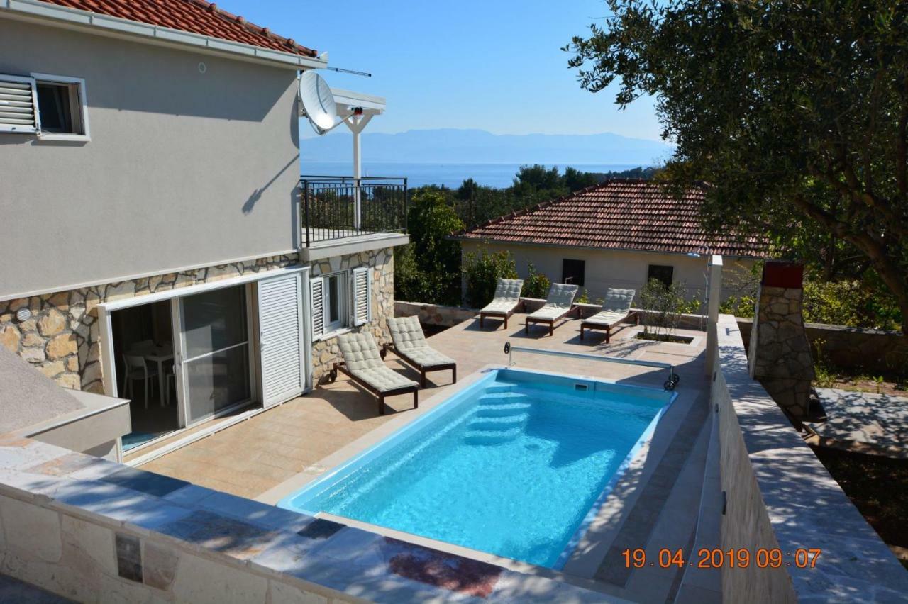 Sealodge - Luxe Villa, Private Pool, Mooring, Parking, Sea & Mountain View, At 150 M From Idyllic Private Beach Rogac Luaran gambar